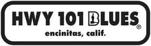 Load image into Gallery viewer, HWY 101 BLUES ~ LOGO ~ STICKERS (15) ~ 4&quot;