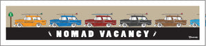 CALIFORNIA ~ NOMAD VACANCY ~ SURF RIDES ~ 8x36