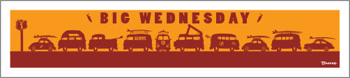 SAN ONOFRE ~ BIG WEDNESDAY ~ V DUBS ~ 8x36
