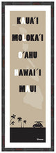 Load image into Gallery viewer, ALOHA ~ HAWAII ~ ISLANDS ~ 8x24