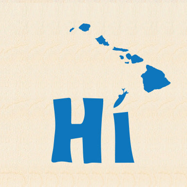 HAWAII ~ HI ~ ISLANDS ~ 6x6