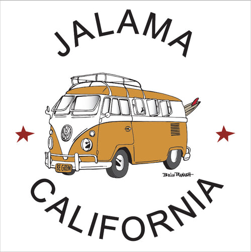 JALAMA ~ CALIF STYLE BUS ~ 12x12