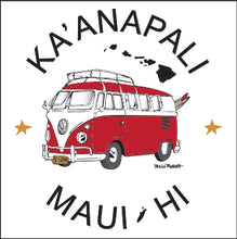 Load image into Gallery viewer, KAANAPALI ~ MAUI HI ~ SURF BUS ~ 12x12