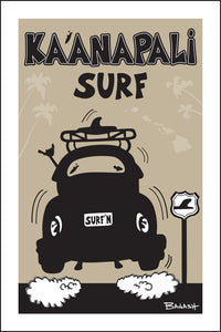 KAANAPALI SURF ~ SURF BUG TAIL AIR ~ 12x18