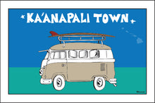 Load image into Gallery viewer, KAANAPALI TOWN ~ SURF BUS ~ 12x18