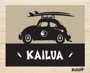 KAILUA ~ SURF BUG ~ 16x20