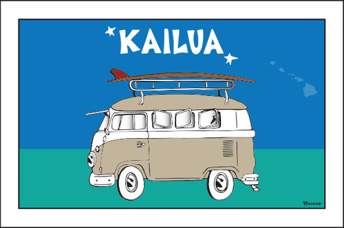 KAILUA ~ SURF BUS ~ 12x18