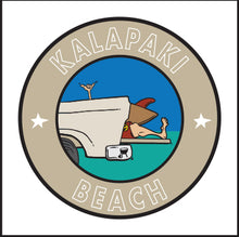 Load image into Gallery viewer, KALAPAKI BEACH ~ TAILGATE SURF GREM ~ 6x6