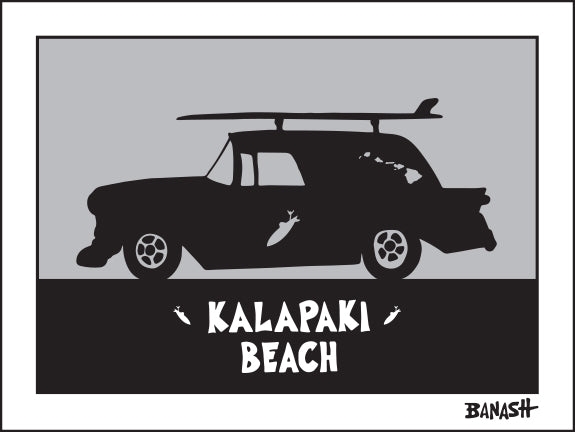 KALAPAKI BEACH ~ SURF NOMAD ~ 16x20