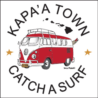 KAPAA TOWN ~ CATCH A SURF ~ 6x6