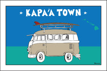 Load image into Gallery viewer, KAPAA TOWN ~ SURF BUS ~ 12x18