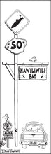 Load image into Gallery viewer, NAWILIWILI BAY ~ TOWN SURF XING ~ 8x24