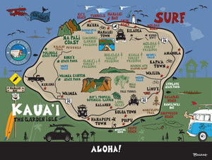 KAUAI ~ THE GARDEN ISLE ~ 16x20