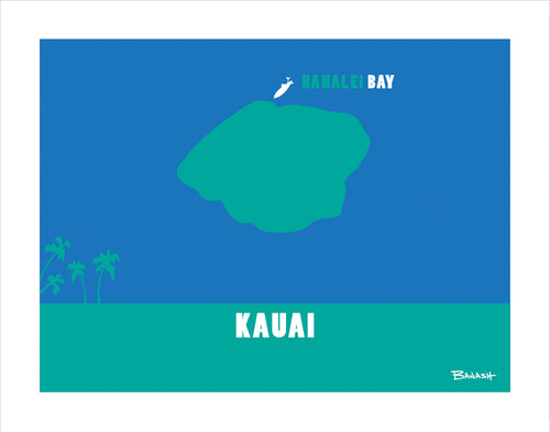 HANALEI BAY ~ KAUAI ISLAND ~ 16x20