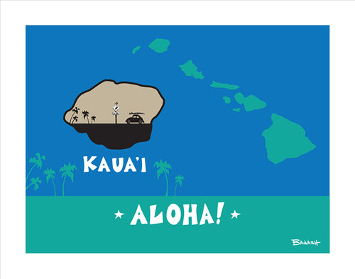 ALOHA ~ KAUAI ISLAND ~ ISLANDS ~ 16x20