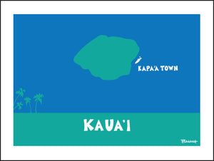 KAPAA TOWN ~ KAUAI ISLAND ~ 16x20