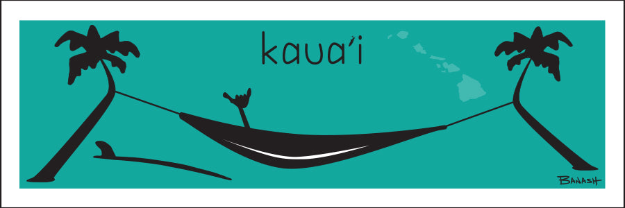 KAUAI ~ SURF HAMMOCK ~ 8x24