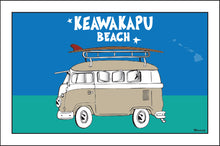 Load image into Gallery viewer, KEAWAKAPU BEACH ~ SURF BUS ~ 12x18