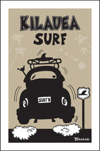 Load image into Gallery viewer, KILAUEA SURF ~ SURF BUG TAIL AIR ~ 12x18