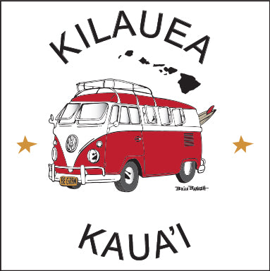 KILAUEA ~ KAUAI ~ SURF BUS ~ 6x6