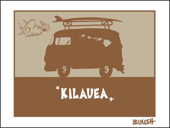 KILAUEA ~ SURF BUS ~ 16x20