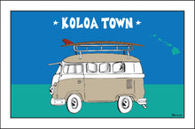 Load image into Gallery viewer, KOLOA TOWN ~ SURF BUS ~ 12x18