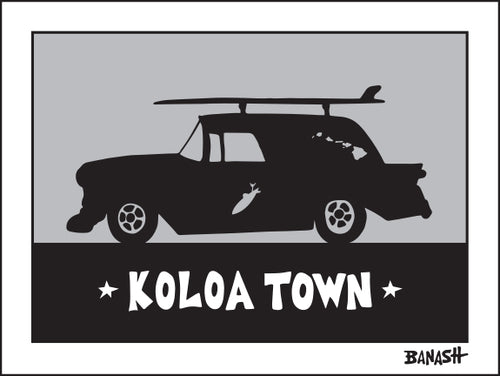 KOLOA TOWN ~ SURF NOMAD ~ 16x20