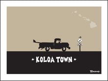 Load image into Gallery viewer, KOLOA TOWN ~ SURF PICKUP ~ 16x20