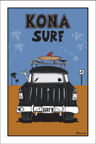 KONA SURF ~ SURF NOMAD TAIL ~ SAND LINES ~ 12x18