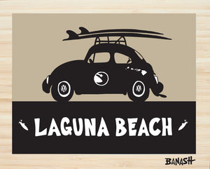 LAGUNA BEACH ~ CATCH A SURF ~ SURF BUG ~ 8x10