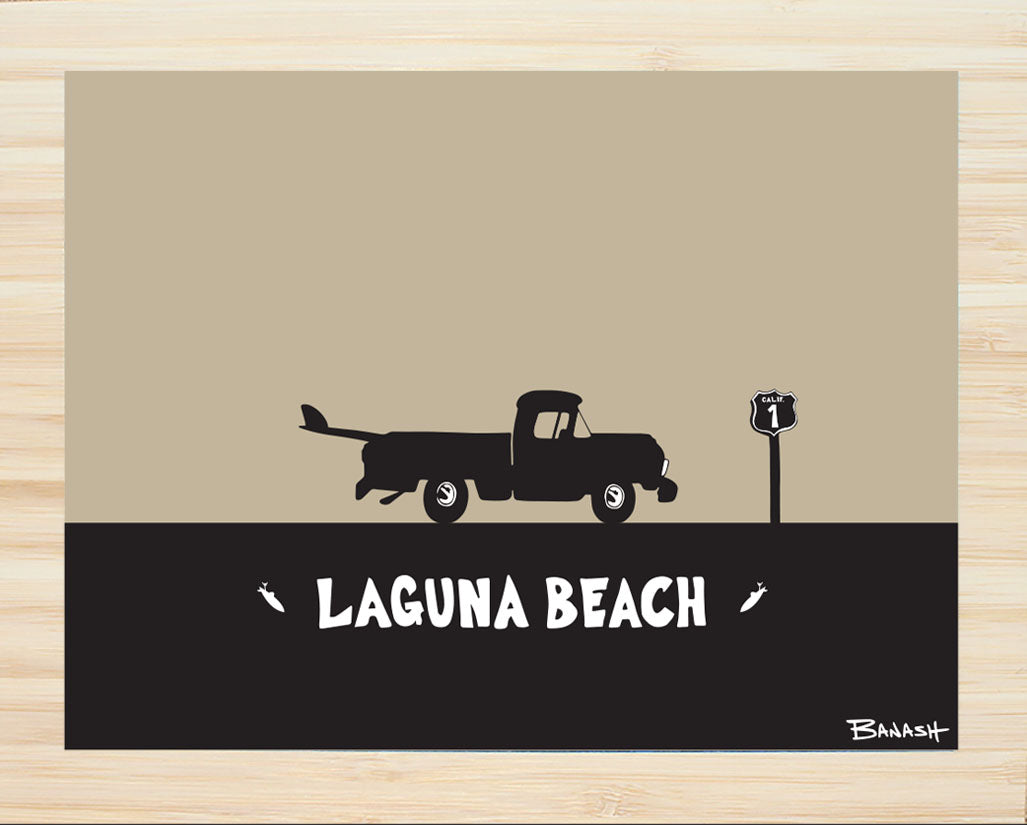 LAGUNA BEACH ~ CATCH A SURF ~ PICKUP ~ BAMBOO