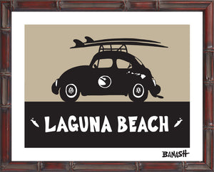 LAGUNA BEACH ~ CATCH A SURF ~ BUG ~ BAMBOO FRAME
