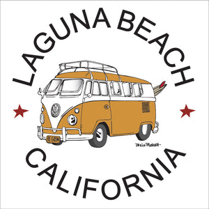 LAGUNA BEACH ~ CALIF. SURF BUS
