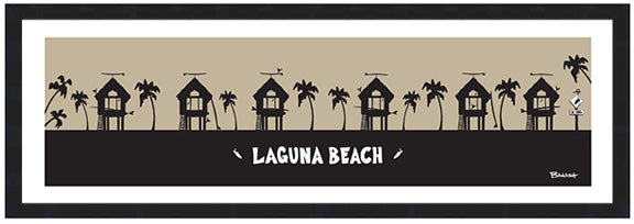 LAGUNA BEACH ~ SURF HUTS ~ 8x24