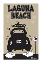 Load image into Gallery viewer, LAGUNA BEACH ~ SURF BUG TAIL AIR ~ 12x18