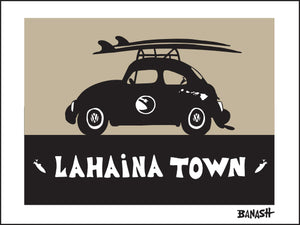 LAHAINA TOWN ~ SURF BUG ~ 16x20