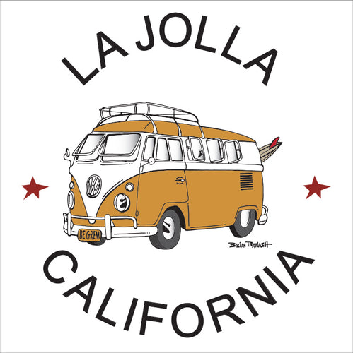 LA JOLLA ~ CALIF STYLE BUS ~ 12x12