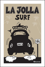Load image into Gallery viewer, LA JOLLA SURF ~ SURF BUG TAIL AIR ~ 12x18