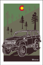 Load image into Gallery viewer, COLORADO ~ LAND CRUISER ~ FOREST SLOPE ~ 12x18