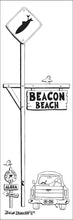 Load image into Gallery viewer, BEACON ~ TOWN SURF XING ~ LEUCADIA ~ 8x24