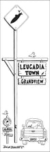 Load image into Gallery viewer, GRANDVIEW ~ TOWN SURF XING ~ LEUCADIA ~ 8x24