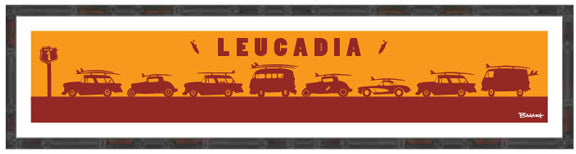 LEUCADIA ~ SURF RIDES ~ 8x36