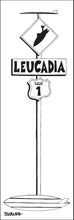 Load image into Gallery viewer, LEUCADIA ~ BOARD POST ~ SURF XING ~ 8x24
