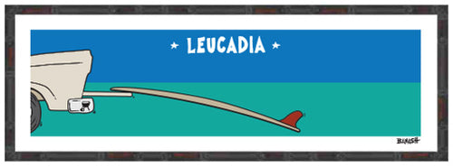 LEUCADIA ~ TAILGATE SURFBOARD ~ 8x24