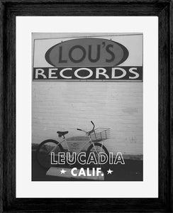 LOU'S RECORDS ~ LEUCADIA ~ 16x20