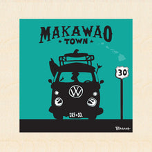 Load image into Gallery viewer, MAKAWAO TOWN ~ SURF BUS GRILL ~ 6x6