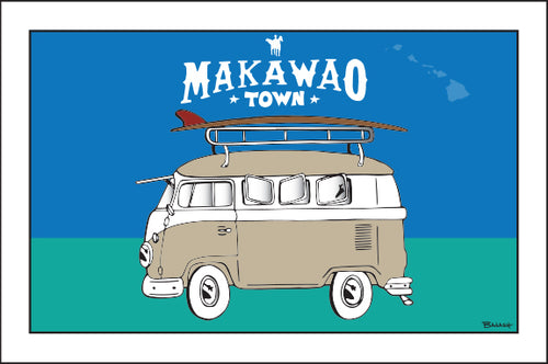 MAKAWAO ~ SURF BUS ~ 12x18