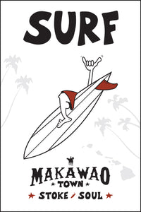 MAKAWAO ~ SURF ~ 12x18