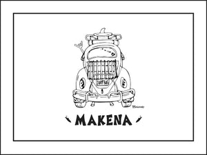 MAKENA ~ SURF BUG ~ CATCH A LINE ~ 16x20