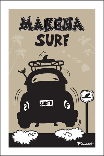 MAKENA SURF ~ SURF BUG TAIL AIR ~ 12x18